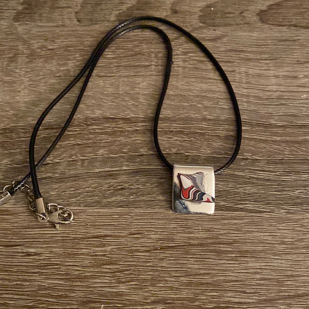 Fordite necklace
